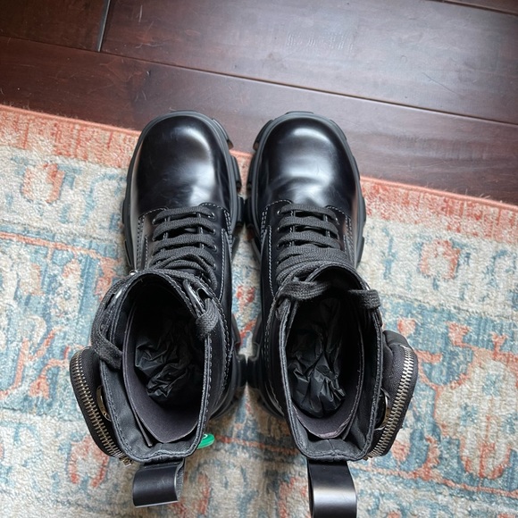 NEVER WORN Prada monolith leather boots! - Picture 2 of 9